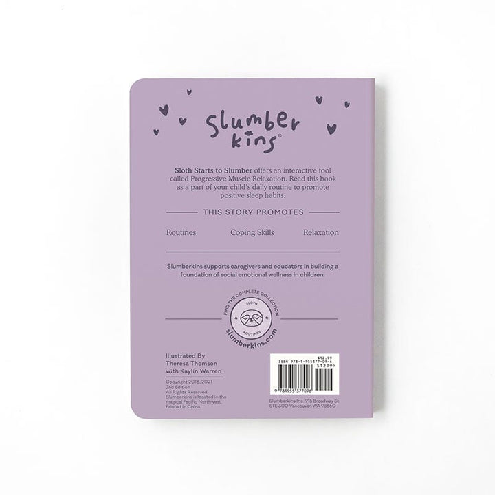 Sloth Starts To Slumber Board Book