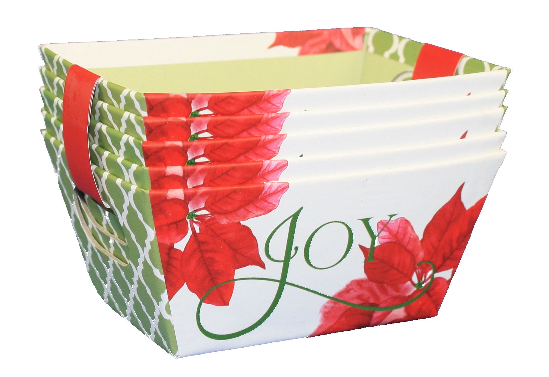 Small Rectangular Tray 5-Pack - Seasons Greetings