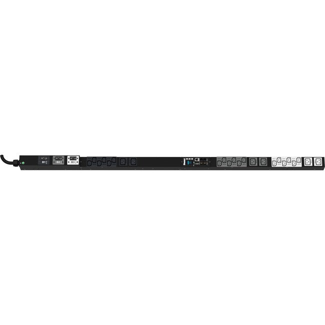 Smart Power Distribution Unit - Vertical PDU with C13/C19 Outlets | TecISoft P24D27M-YL2C