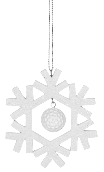 Snowflake Golf Ornament