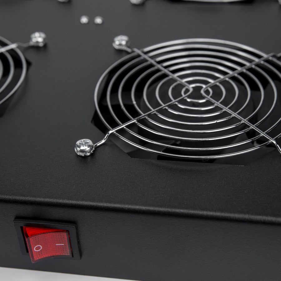 Solidrack Fan Tray- 6 Fans,Roof Mount Fan Panel Airflow Mgmt