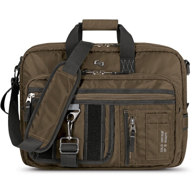 Solo Black Ops Carrying Case (Backpack/Briefcase) for 15.6 Notebook - Bronze" UBN3503