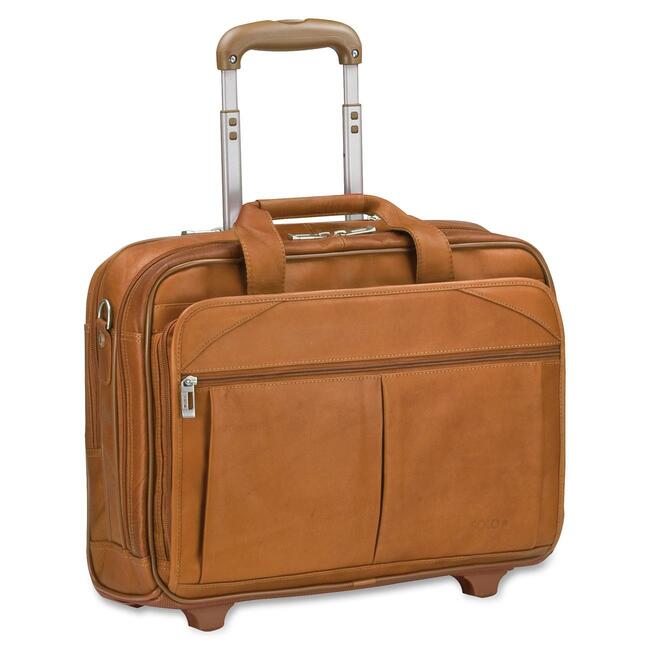 Solo Classic Carrying Case (Roller) for 15.6 Notebook - Tan" D529-1