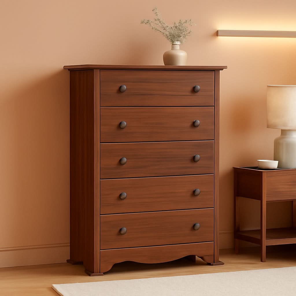 Sonoma Traditional 5 Drawer Tall Dresser Cherry For Bedroom