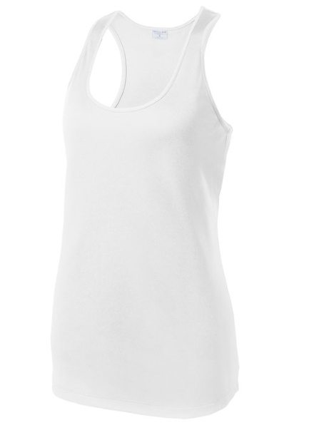Sport-Tek® Ladies Performance Racerback Tank – Sleek Fit, Bold Screenprint