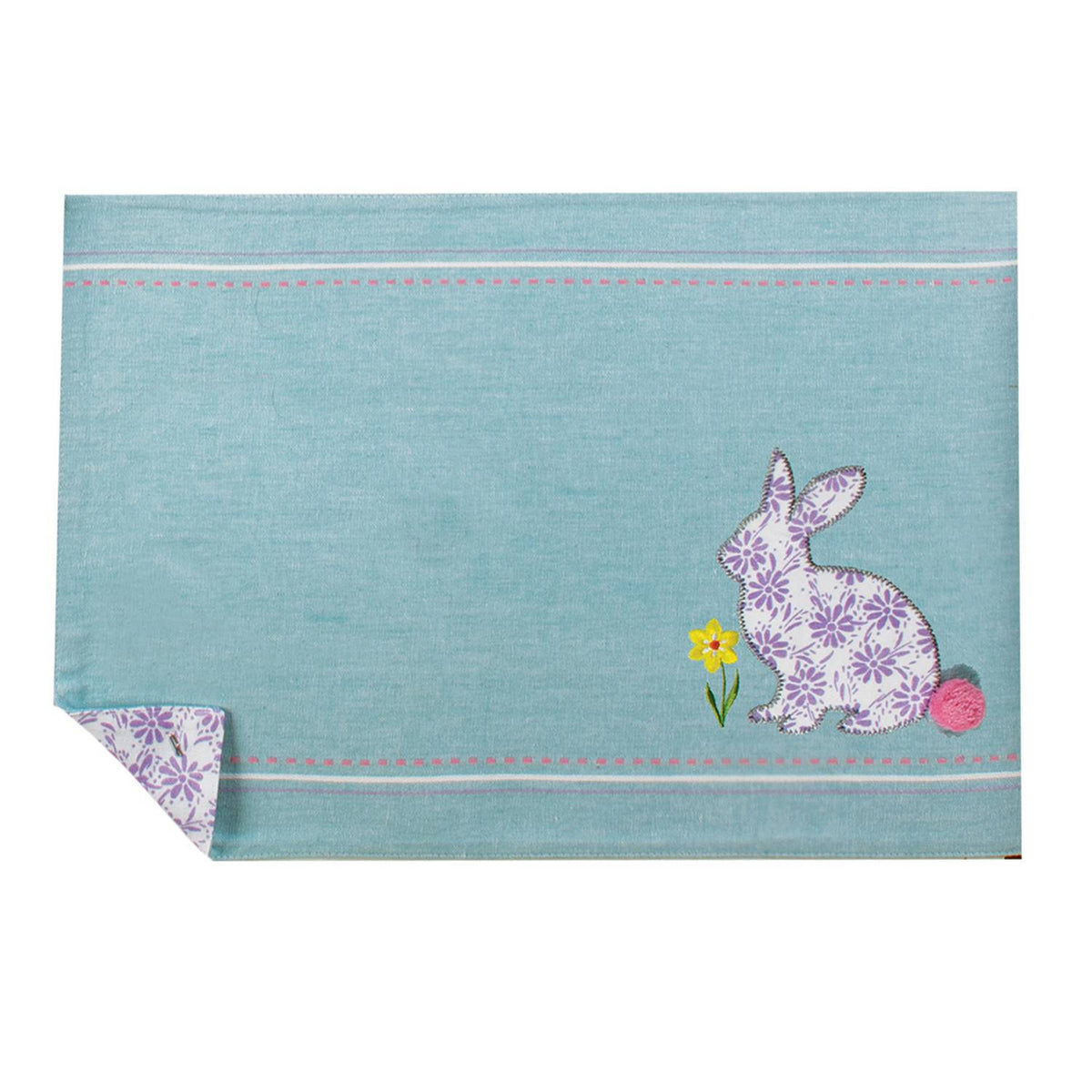 Spring Bunny Applique Placemat
