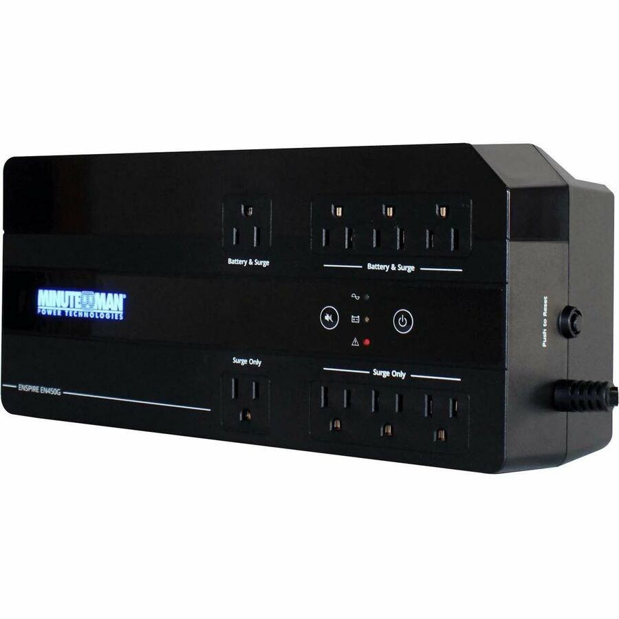 Standby UPS System - Minuteman EN450G Enspire-G 450VA Uninterruptible Power Supply | Tecisoft