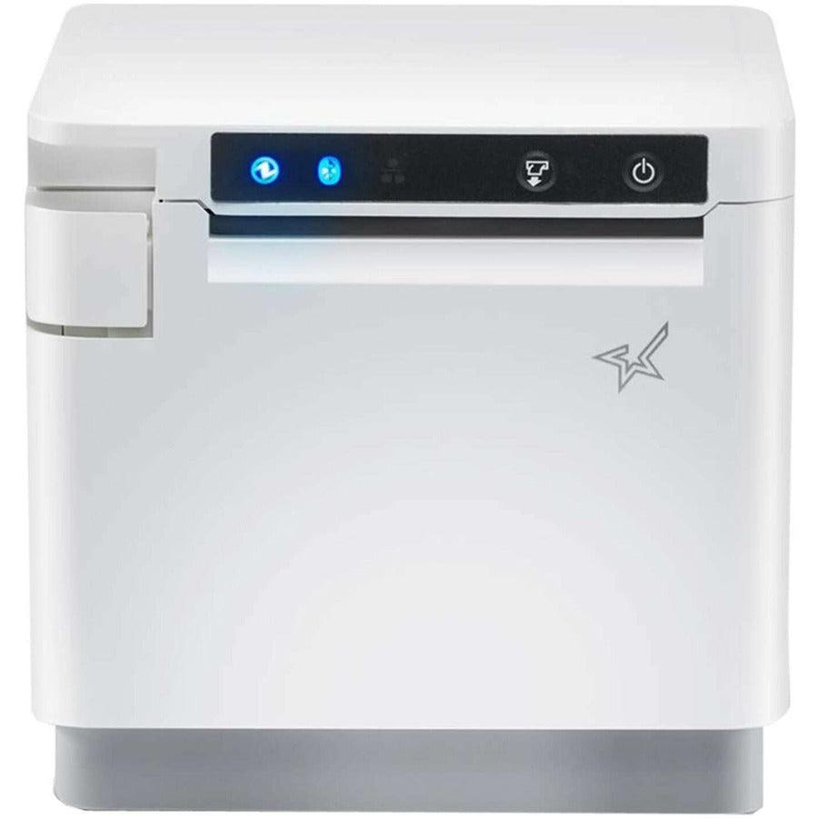 Star Micronics Star Micronic mCP30 - Ethernet (LAN), USB, CloudPRNT - 3 Receipt Printer - 250 mm/sec - Monochrome - Auto Cutter - White Color" 39654010