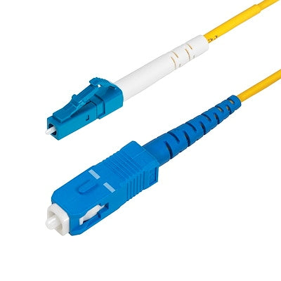 StarTech SPSMLCSC-OS2-10M 10m LC to SC OS2 Fiber Optic Cable