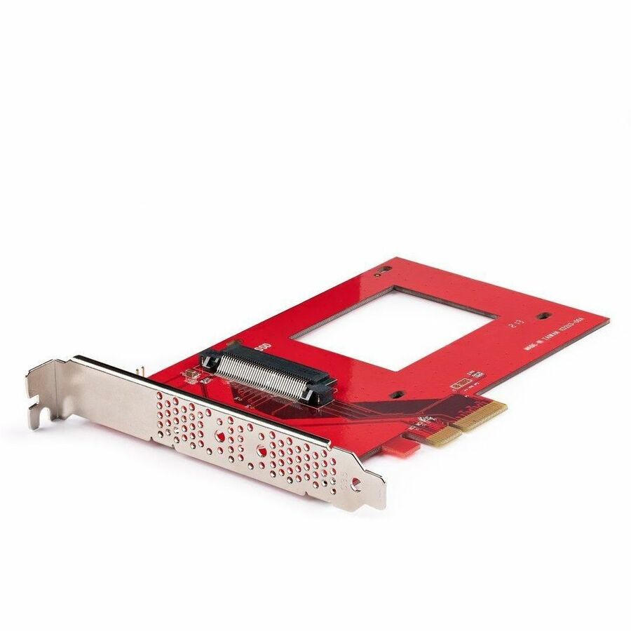 StarTech.com U.3 to PCIe Adapter Card, PCIe 4.0 x4 Adapter For 2.5" U.3 NVMe SSDs,