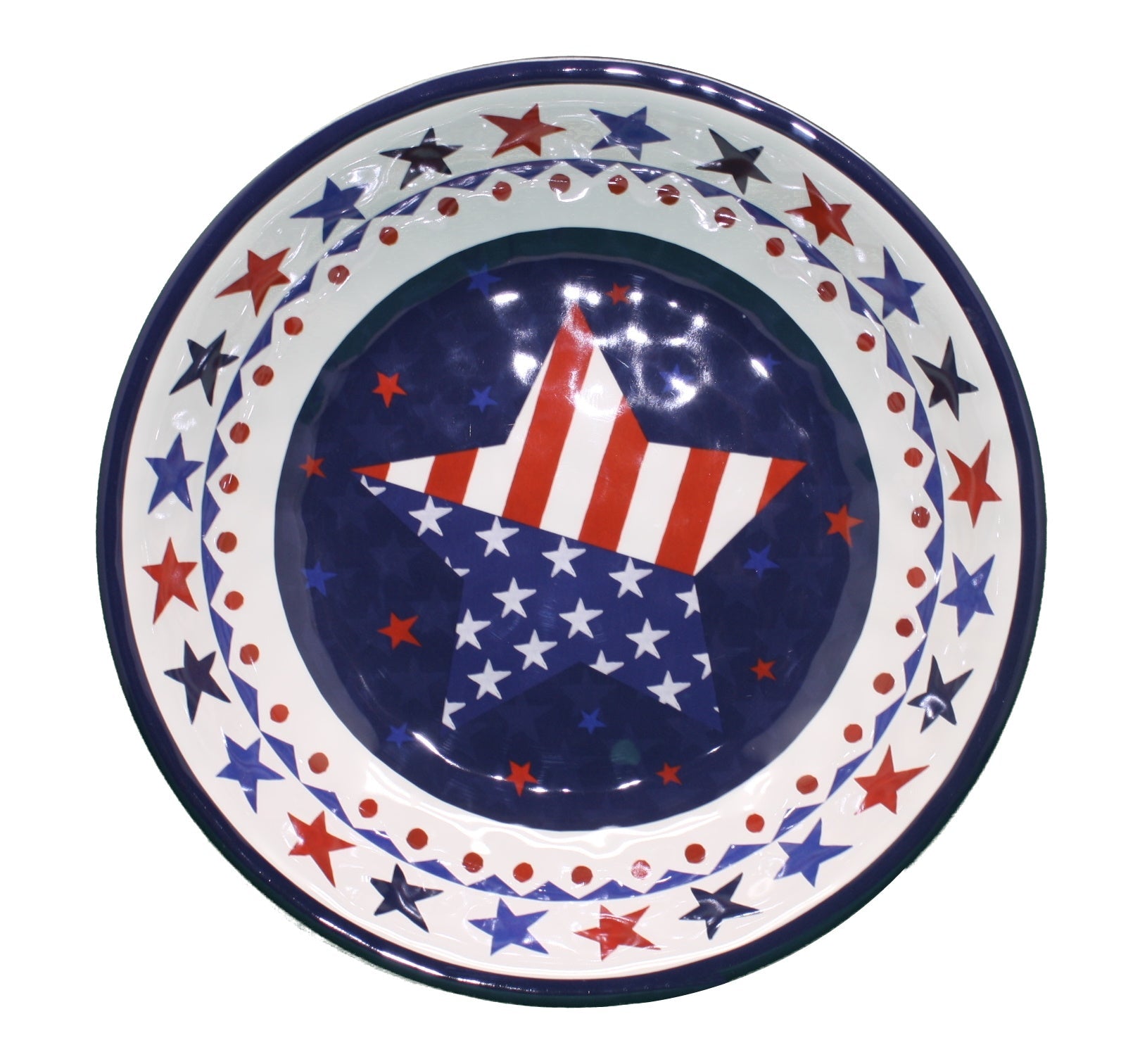 Stars and Stripes Serving Bowl