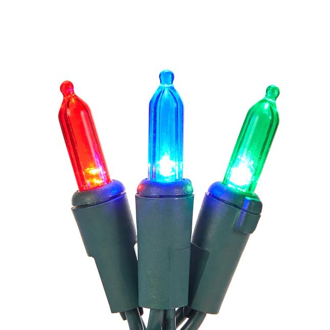 StayBright 100-Count Multicolor LED String Lights