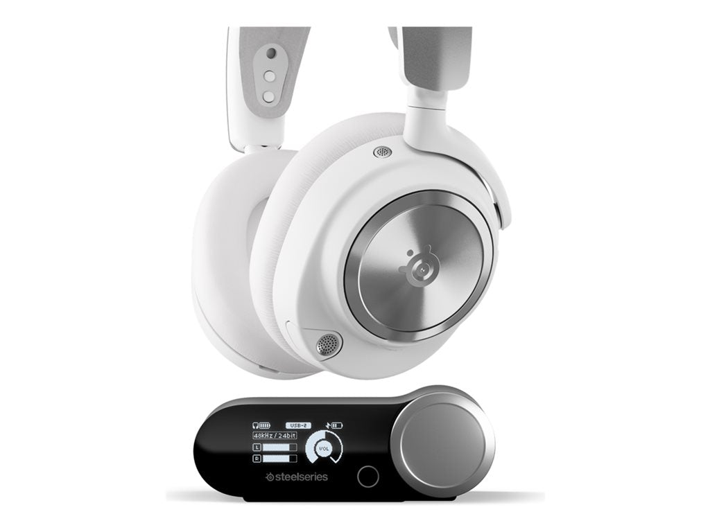 SteelSeries Arctis Nova Pro - For PlayStation - headset - full size - Bluetooth / 2.4 GHz radio frequency - wireless,