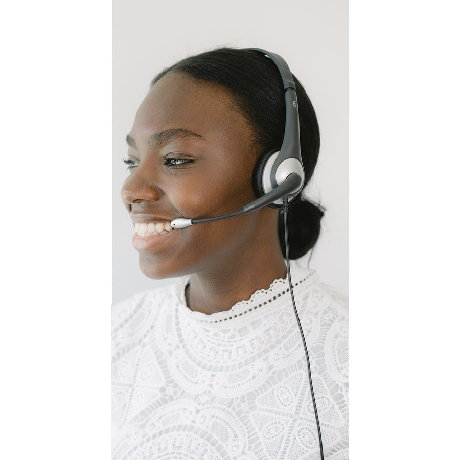 Stereo Headset With Usb Ctrl,Noise Cancel Mic Mute Vol. Adj