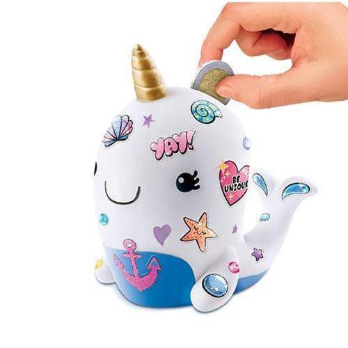 Style 4 Ever Deco Narwhal Kit – Glow & Craft Fun for Kids 6+