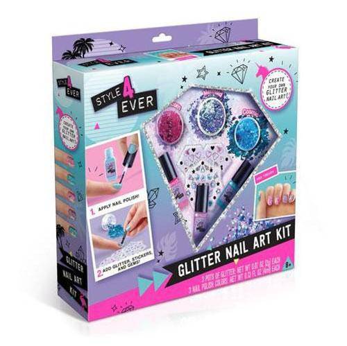 Style 4 Ever Glitter Nail Kit for Kids 8+ – Sparkle & Shine