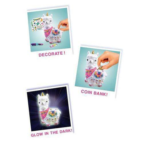 Style 4 Ever Glow in the Dark Deco Llama Kit for Kids
