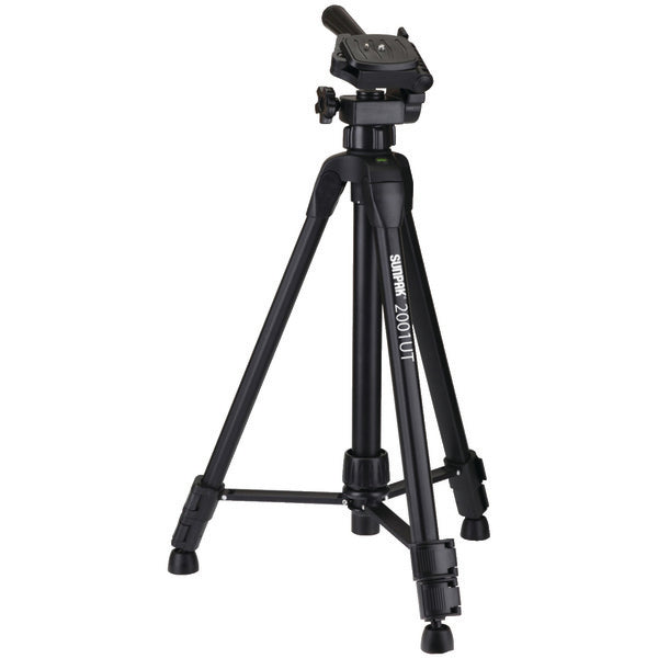 Sunpak 620-020 7-Lb.-Capacity Tripod with 3-Way Pan Head, 50.75-In. Extended