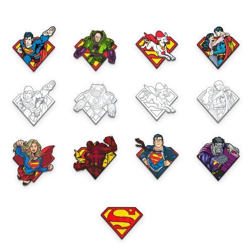 Superman Classic Mystery Mini Series 01 Enamel Pins – Collectible Fun