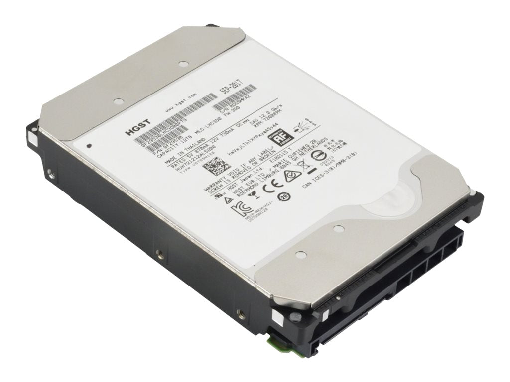 Supermicro - Hard drive - 12 TB - internal - 3.5 - SAS 12Gb/s - 7200 rpm - buffer: 256 MB" HDD-A12T-HUH721212AL5200