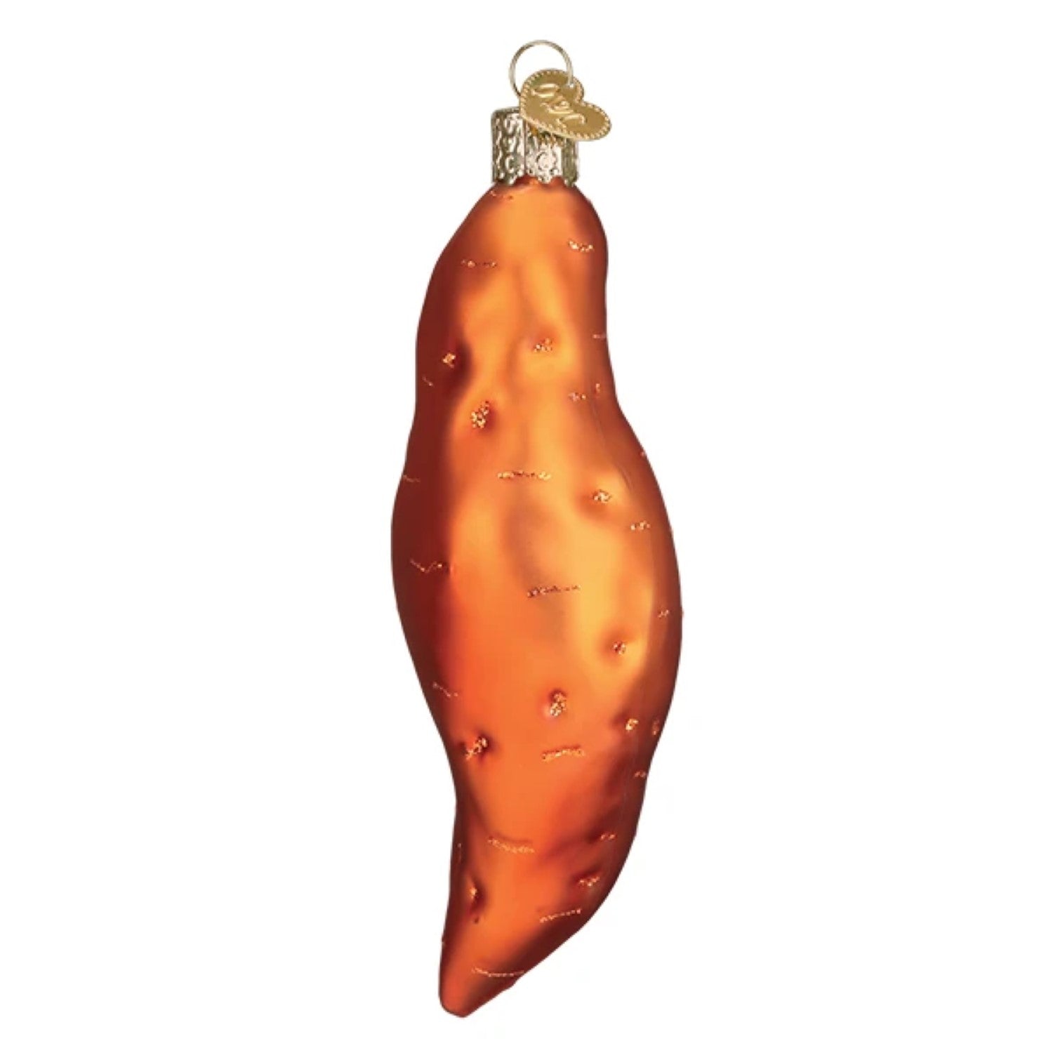 Sweet Potato Glass Ornament