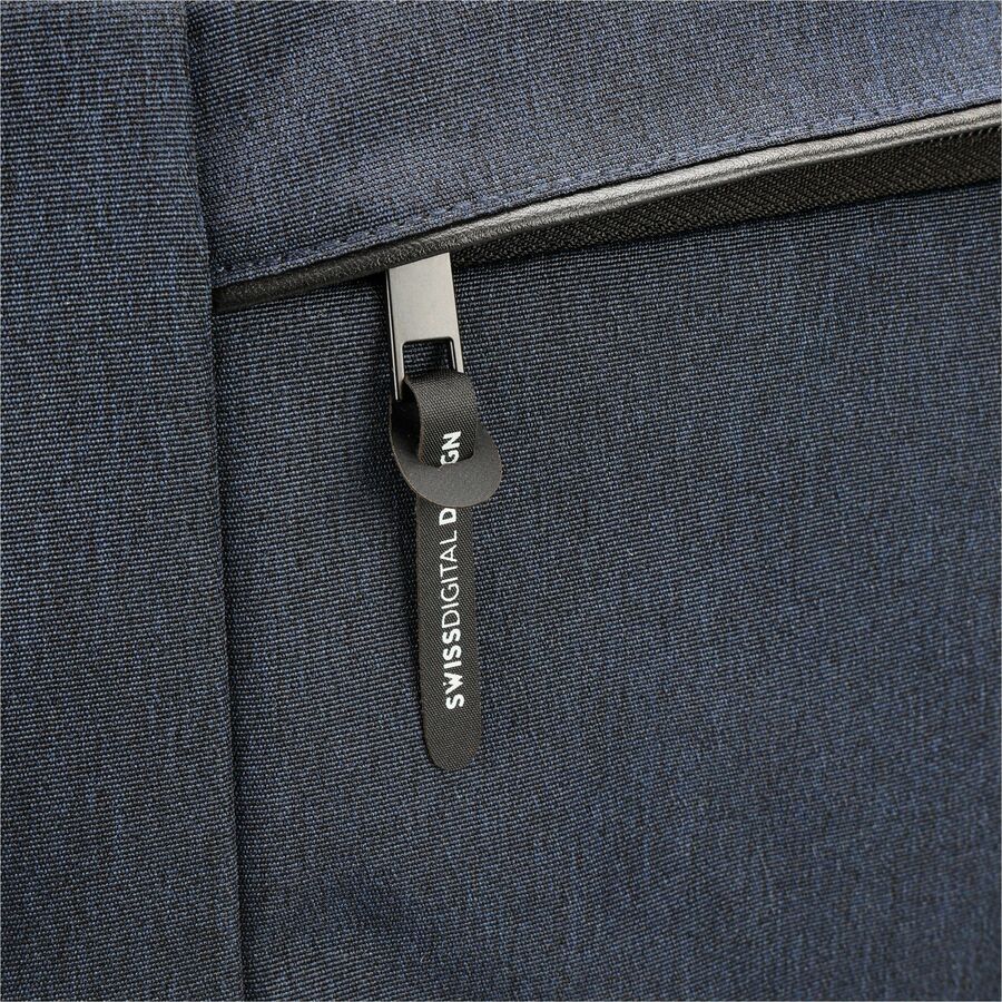 Swissdigital Design Carrying Case (Sleeve) for 14" Apple Notebook, MacBook Pro - Navy, Navy Blue