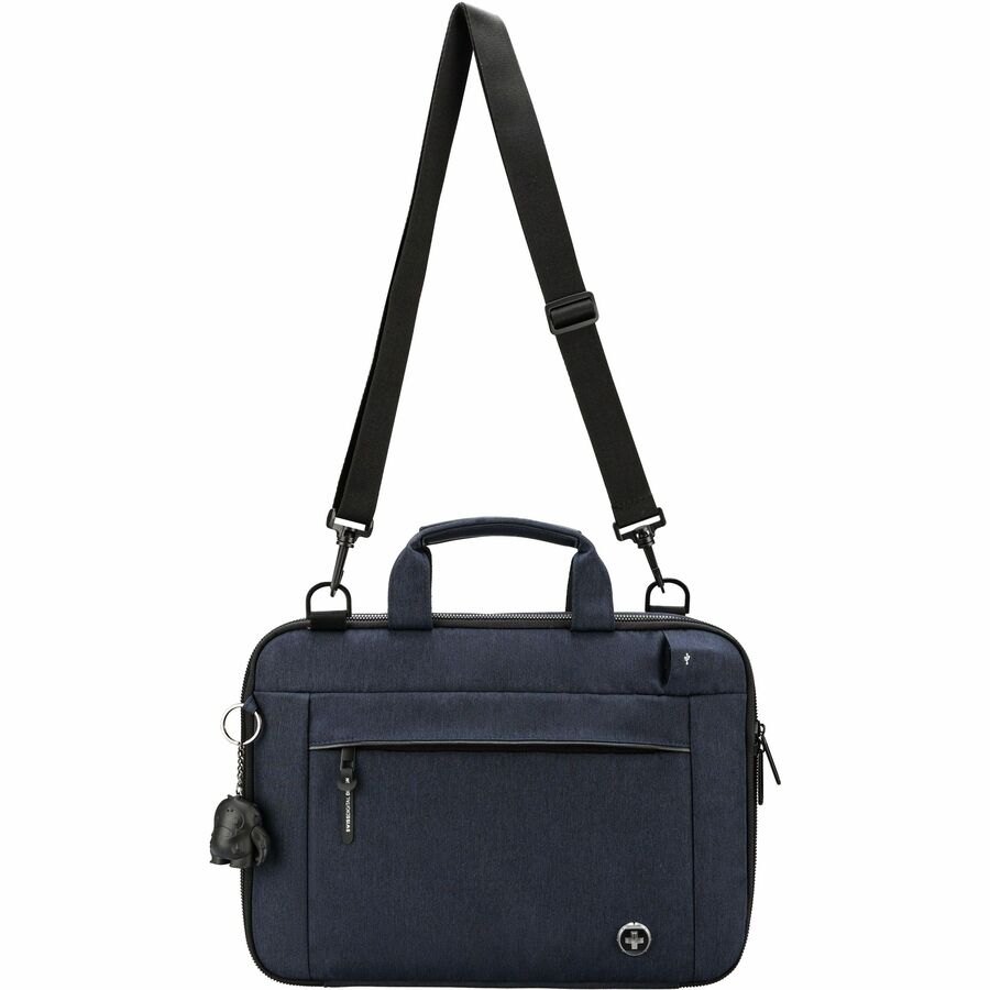 Swissdigital Design Carrying Case (Sleeve) for 14" Apple Notebook, MacBook Pro - Navy, Navy Blue