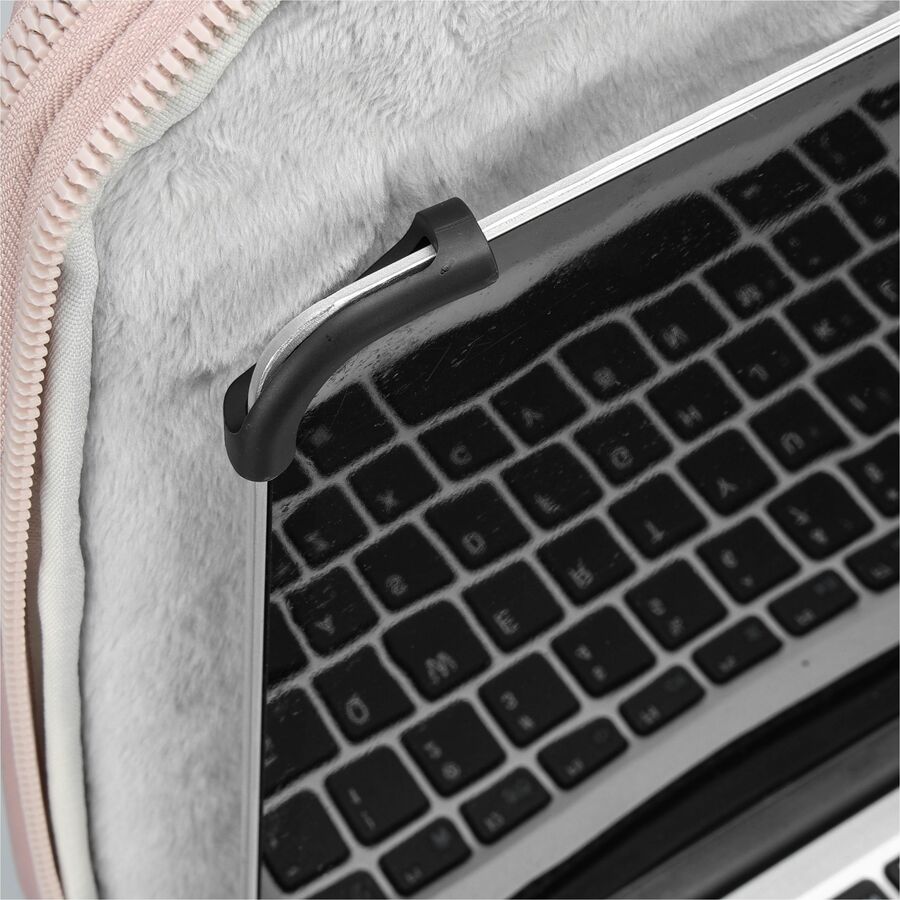 Swissdigital Design Carrying Case (Sleeve) for 14" Apple Notebook, MacBook Pro, Smartphone, Tablet, Digital Text Reader - Pink, Pale Pink