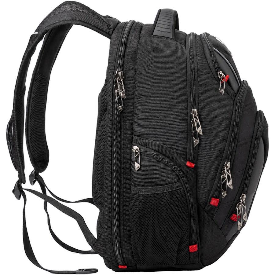 Swissdigital Design Circuit J14-BR Rugged Carrying Case (Backpack) for 15.6" to 16" Apple iPad Travel Essential, Notebook, MacBook - Black