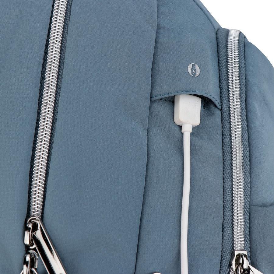 Swissdigital Design KATY ROSE F SD1006F-13 Carrying Case (Backpack) for 15.6" to 16" Apple iPhone iPad Notebook, MacBook Pro - Blue