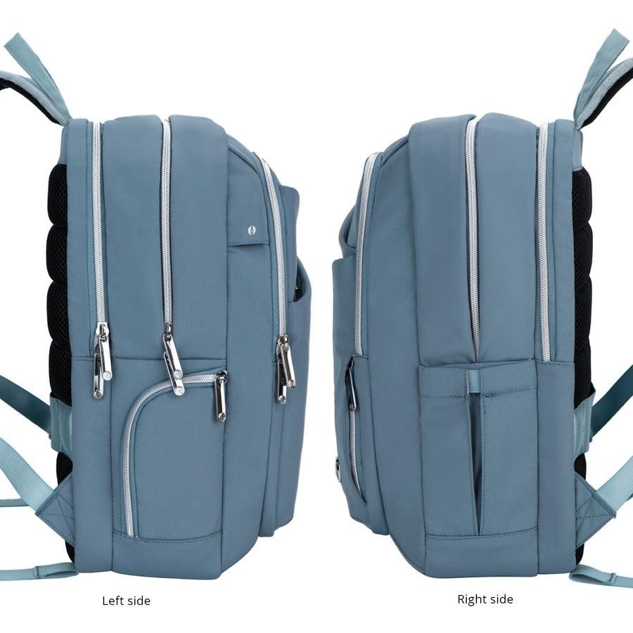 Swissdigital Design KATY ROSE F SD1006F-13 Carrying Case (Backpack) for 15.6" to 16" Apple iPhone iPad Notebook, MacBook Pro - Blue