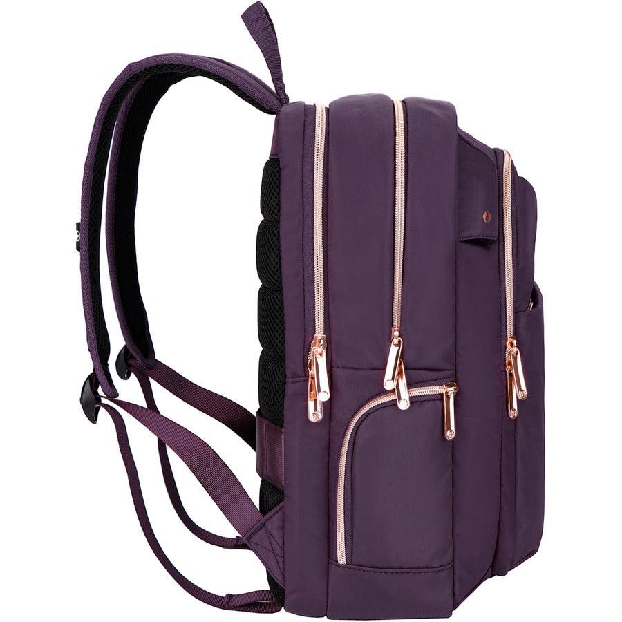 Swissdigital Design KATY ROSE F SD1006F-46 Carrying Case (Backpack) for 15.6" to 16" Apple, Amazon iPhone iPad Notebook, MacBook Pro - Purple