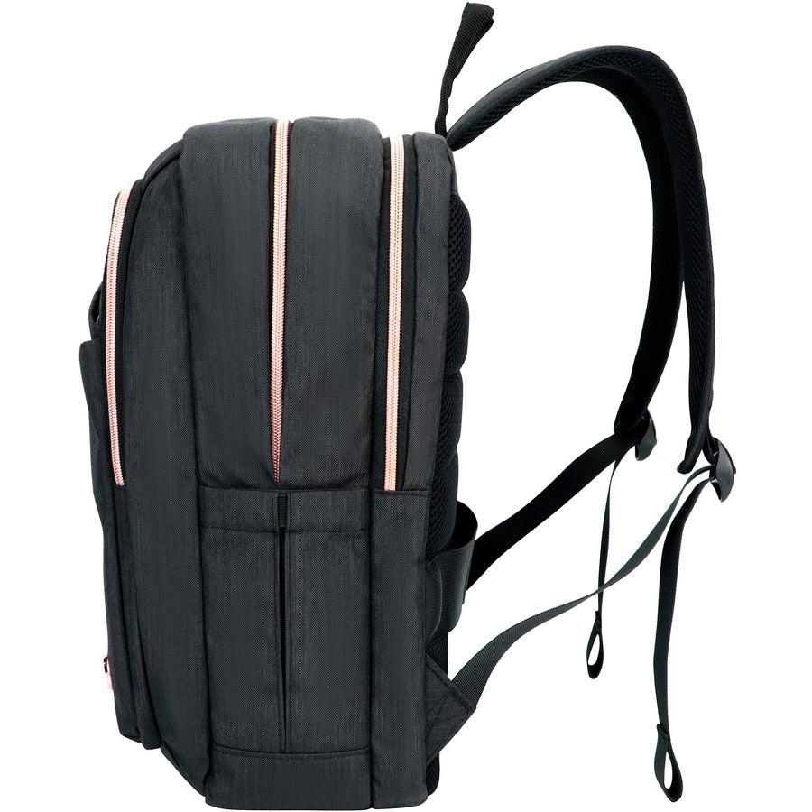 Swissdigital Design SD1006-01 Carrying Case (Backpack) for 15.6" to 16" Apple, Amazon Notebook, MacBook Pro - Black