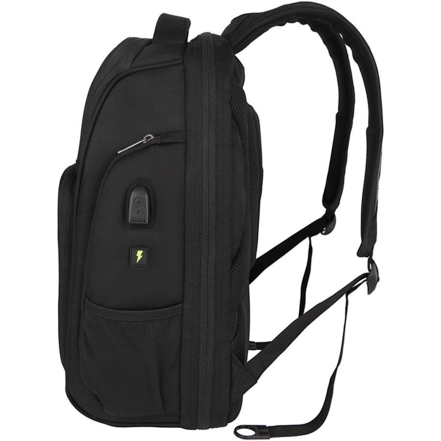 Swissdigital Design SENSOR TSG4H198-1 Carrying Case (Backpack) for 15.6" to 16" Apple Notebook - Black