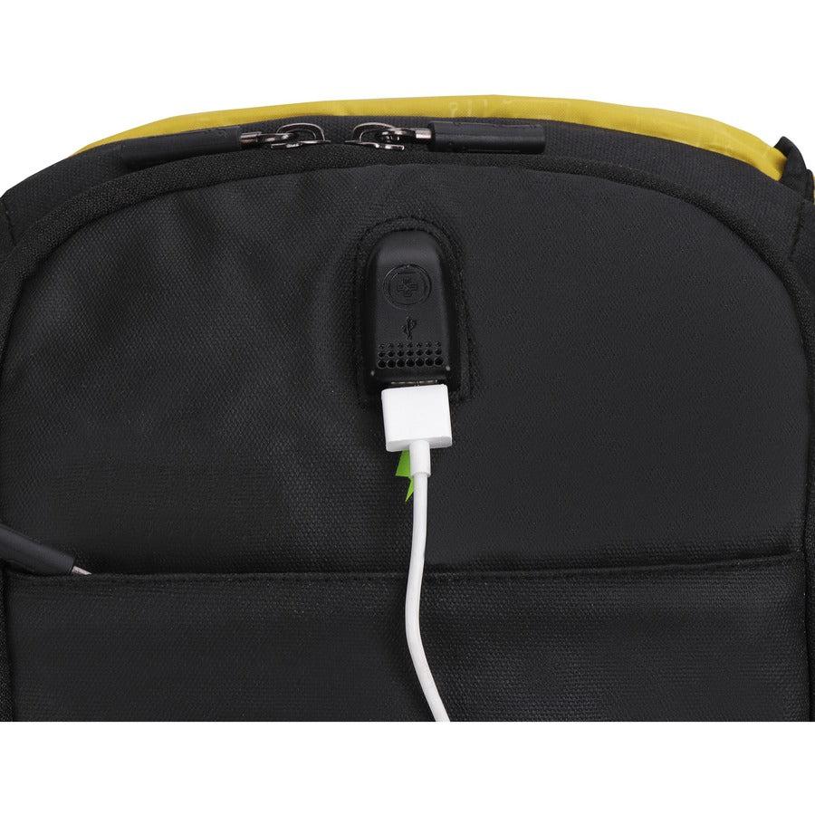 Swissdigital Design Soundbyte SD-03B Carrying Case (Backpack) for 13.5" to 14" iPad Notebook, MacBook Pro - Black