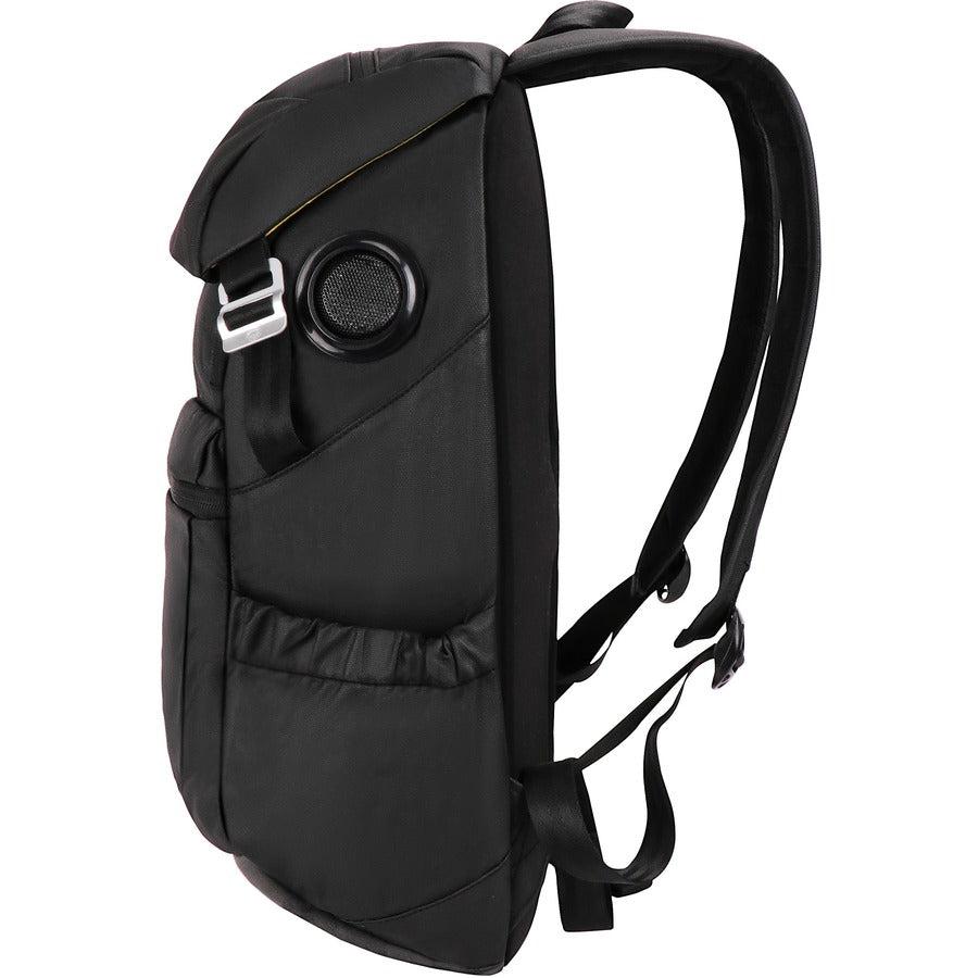 Swissdigital Design Soundbyte SD-03B Carrying Case (Backpack) for 13.5" to 14" iPad Notebook, MacBook Pro - Black