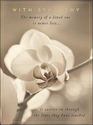 Sympathy Card - Thinking Of You At This Difficult Time