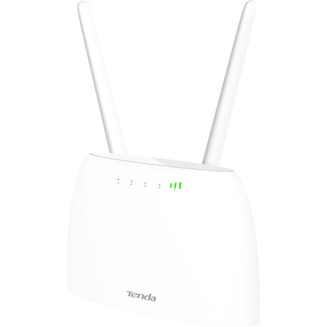 Tenda 4G06 Wi-Fi 4 Ieee 802.11B/G/N 1 Sim Ethernet, Cellular Modem/Wireless Router