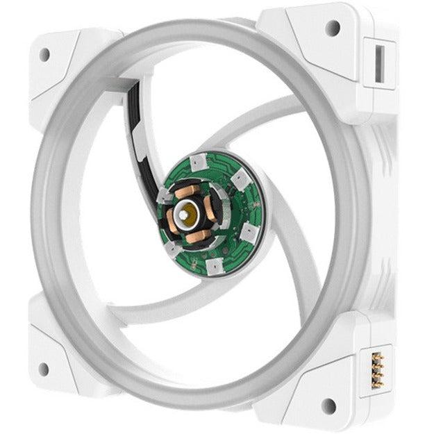 Thermaltake SWAFAN EX 12 RGB PC Cooling Fan White TT Premium Edition (3-Fan Pack) - 3 Pack