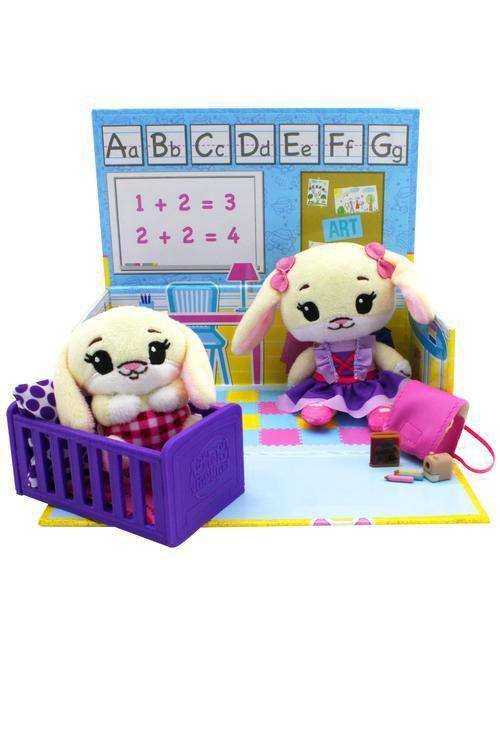 Tiny Tukkins Bunny Playtime Set with Plush Bunnies & Accessories for Kids 3+