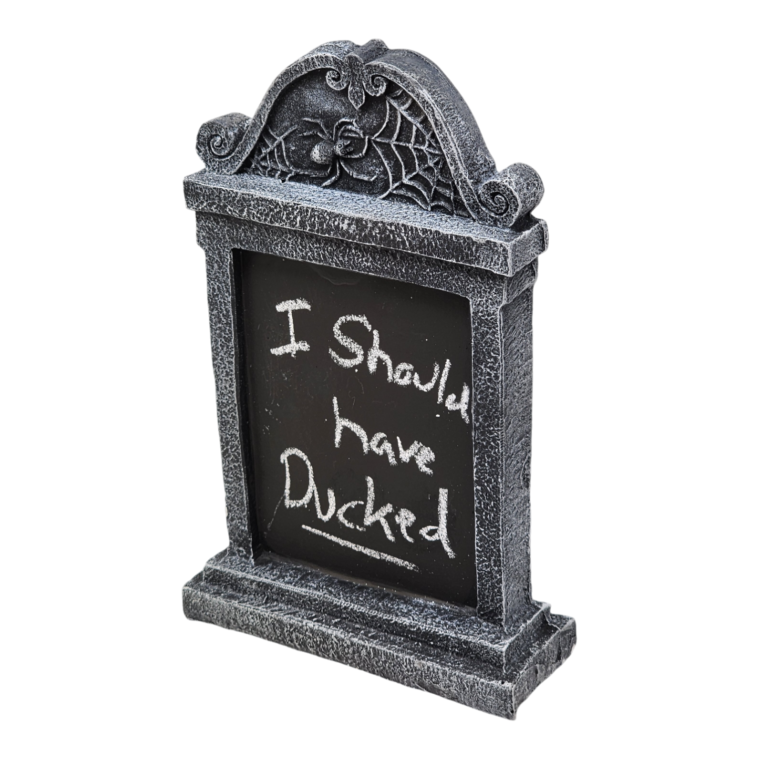 Tombstone Charlkboard - Spider