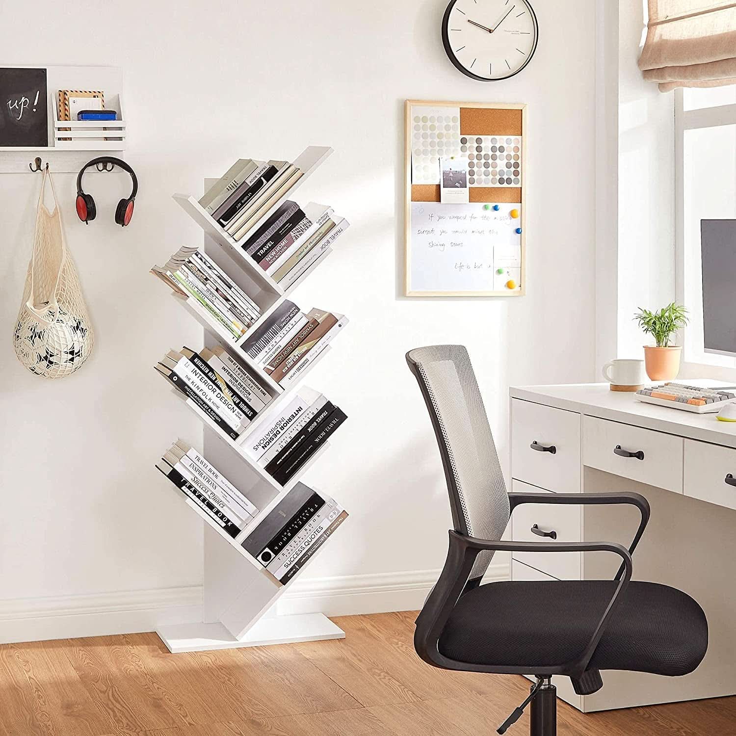 Tree Branch Bookshelf 8 Tier For Small Spaces Home Office