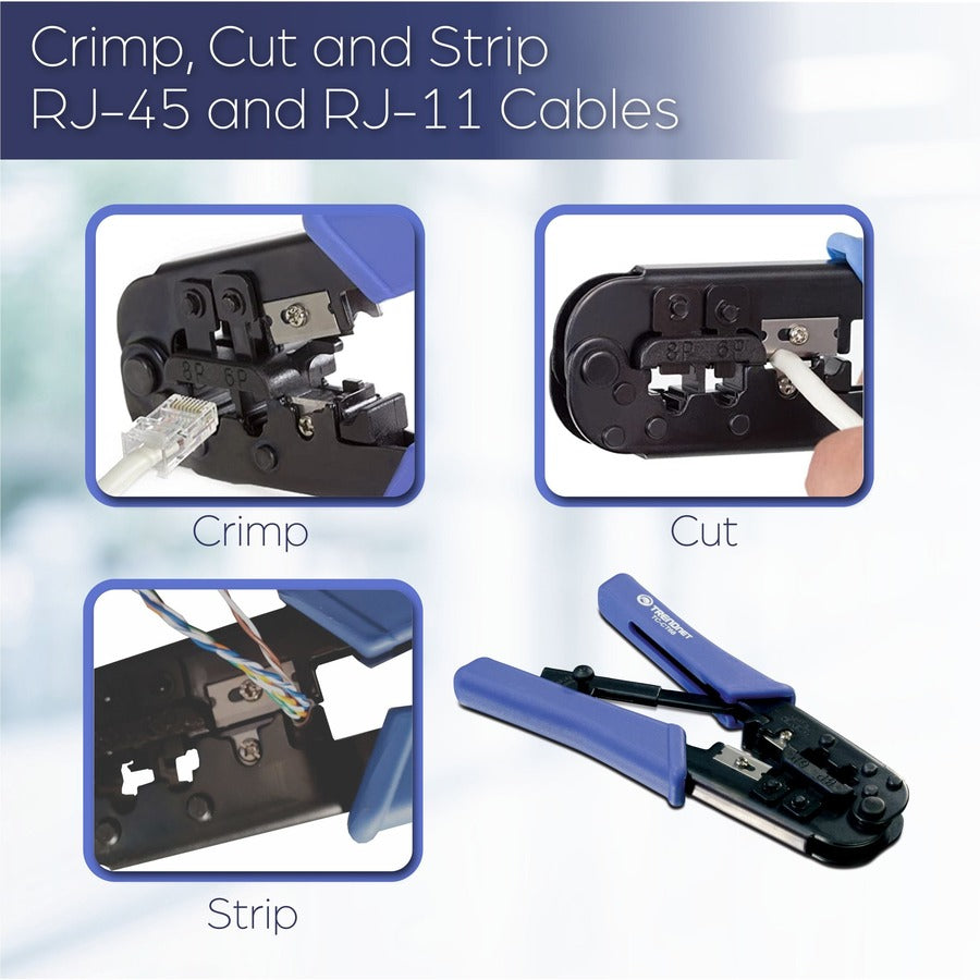 Trendnet Rj-11/Rj-45 Crimp/Cut/Strip Tool