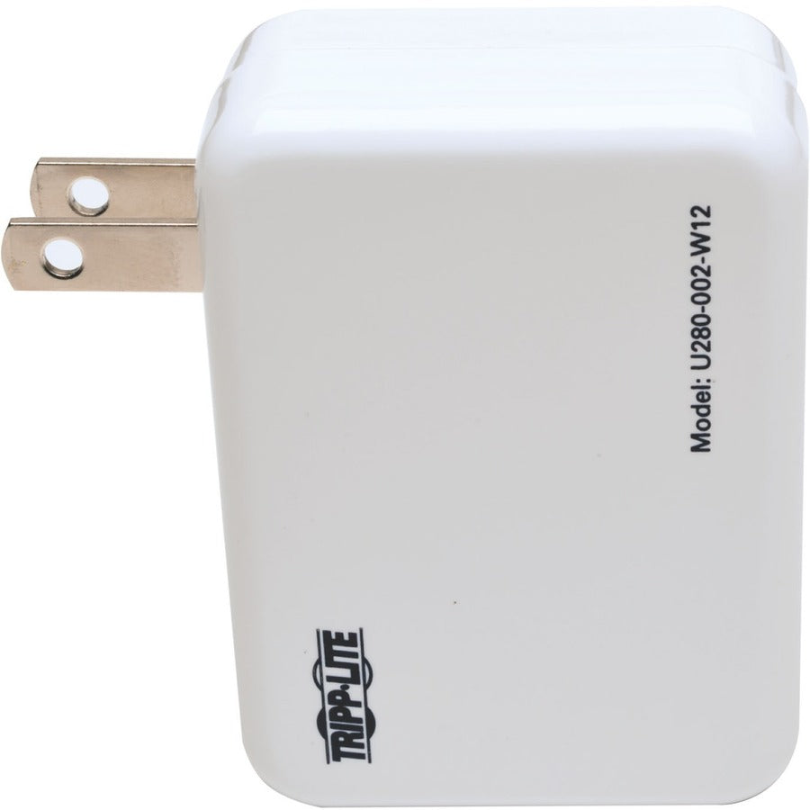 Tripp Lite 2-Port Usb Wall/Travel Charger, 5V 3.4A / 17W