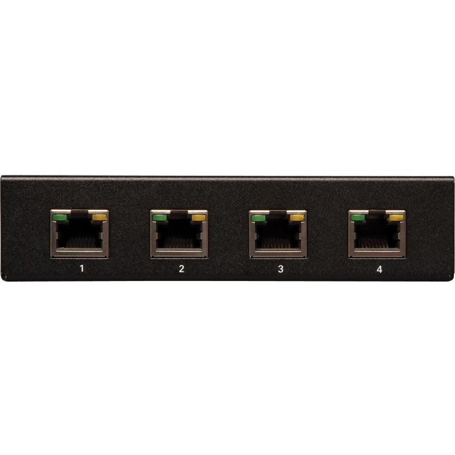 Tripp Lite 4-Port Vga With Audio Over Cat5 / Cat6 Extender Splitter, Box-Style Transmitter With Edid, 1920 X 1440 At 60Hz, Up To 305 M (1,000-Ft.)