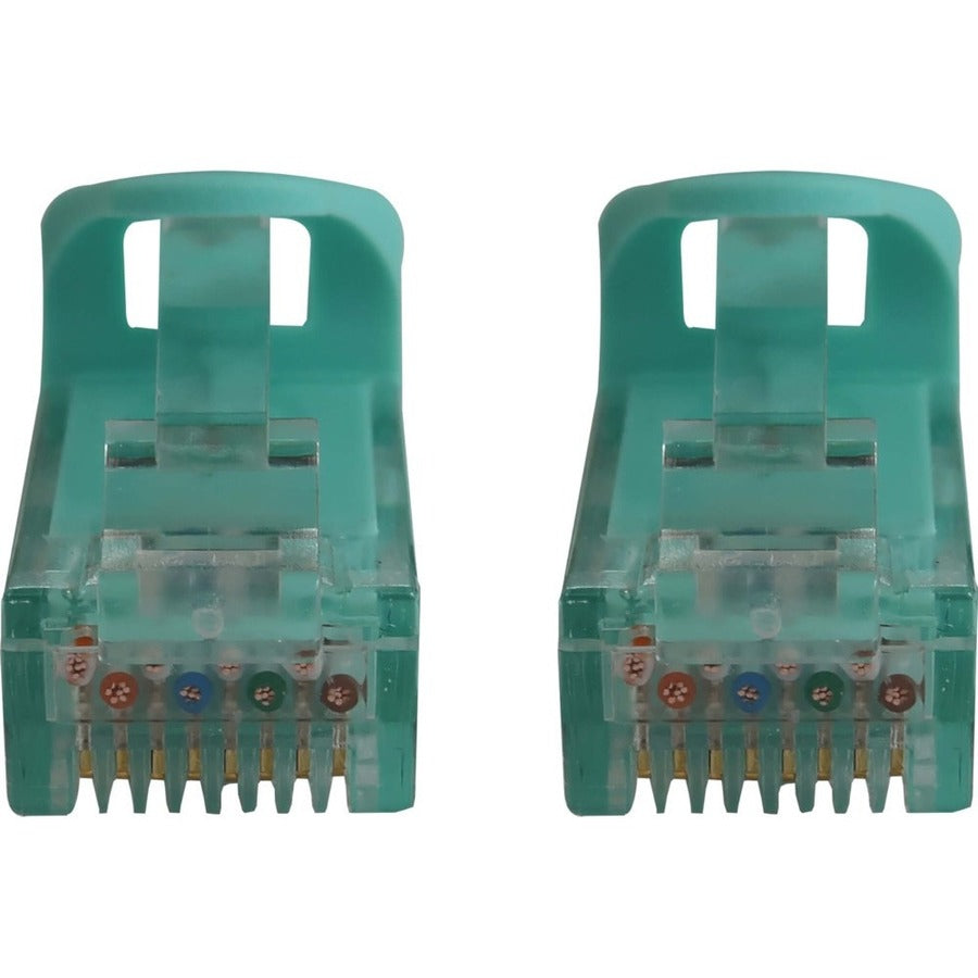 Tripp Lite Cat6a 10G Snagless Molded UTP Ethernet Cable (RJ45 M/M) PoE Aqua 100 ft. (30.5