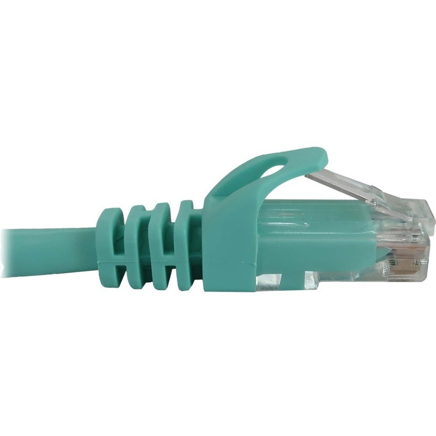 Tripp Lite Cat6a 10G Snagless Molded UTP Ethernet Cable (RJ45 M/M) PoE Aqua 100 ft. (30.5