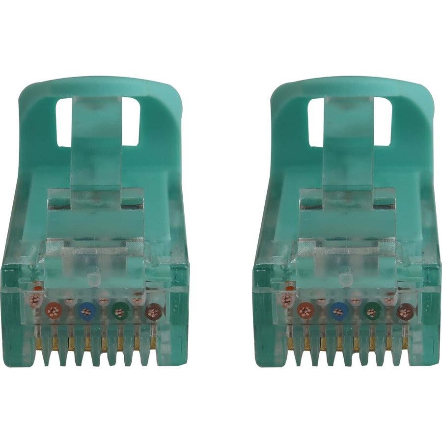 Tripp Lite Cat6a 10G Snagless Molded UTP Ethernet Cable (RJ45 M/M), PoE, Aqua, 6 ft. (1.8 m)