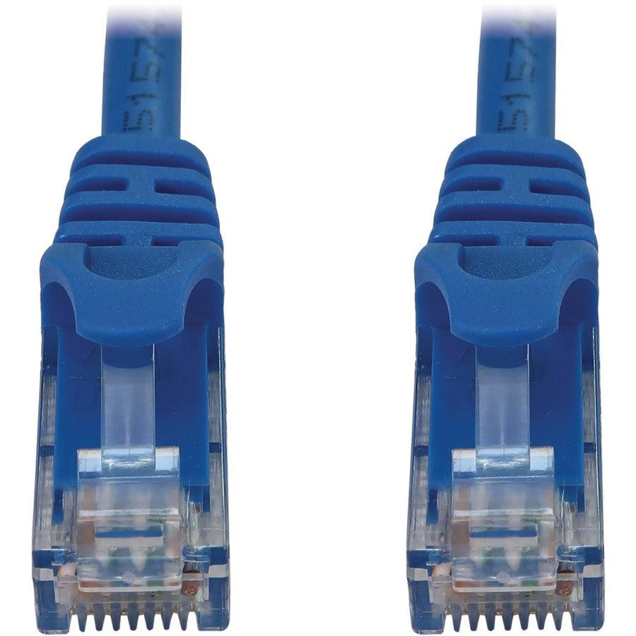 Tripp Lite Cat6a 10G Snagless Molded UTP Ethernet Cable (RJ45 M/M), PoE, Blue, 20 ft. (6.1 m)