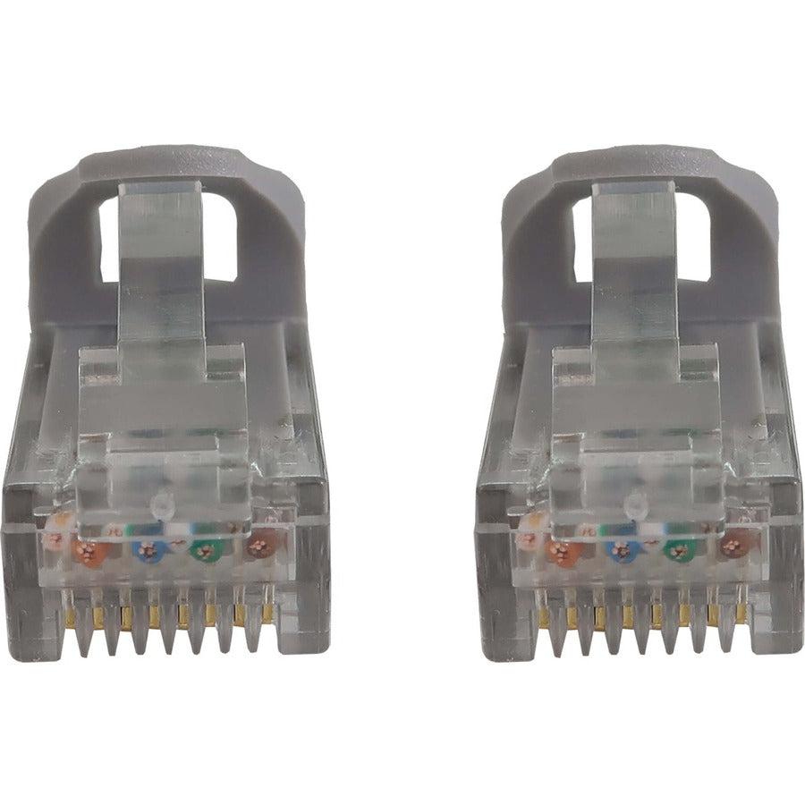 Tripp Lite Cat6a 10G Snagless Molded UTP Ethernet Cable (RJ45 M/M), PoE, Gray, 7 ft. (2.1 m)